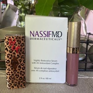 Beauty bundle skin serum, lip gloss, lip color